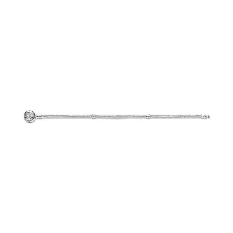 Pandora Sparkling Heart Bracelet Silver Egypt QV3486791